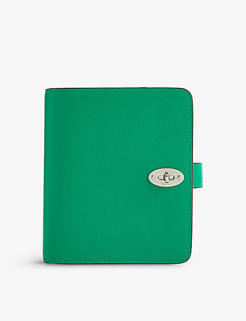 MULBERRY: Postman's Lock small leather agenda book