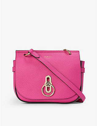 MULBERRY: Amberley small grained-leather shoulder bag