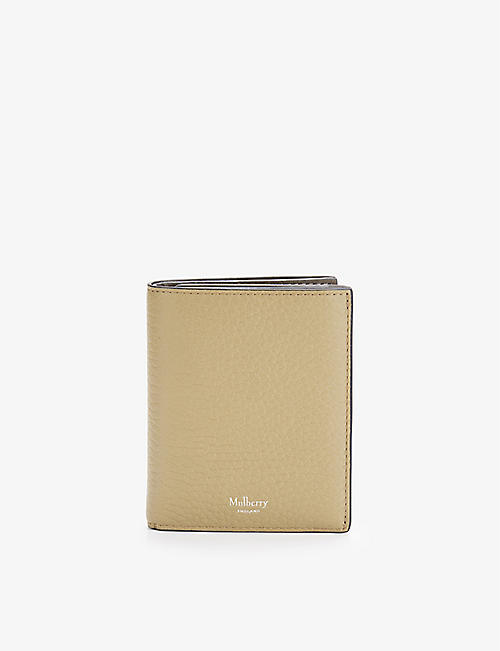 MULBERRY: Trifold branded leather wallet
