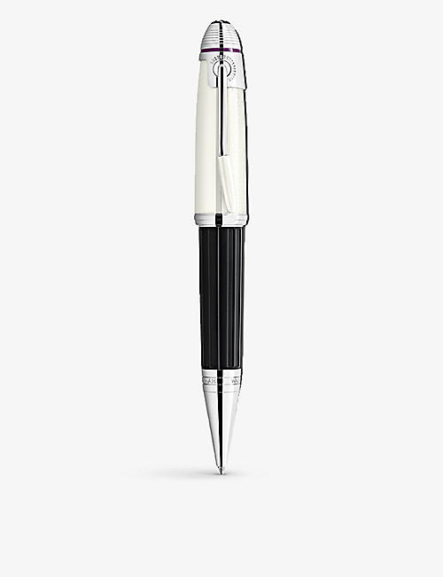 MONTBLANC: Great Characters Jimi Hendrix Special Edition resin and 14ct rhodium-plated ballpoint pen