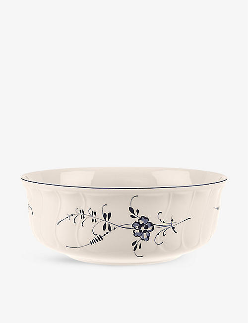 VILLEROY & BOCH: Old Luxembourg floral-print porcelain salad bowl 21cm