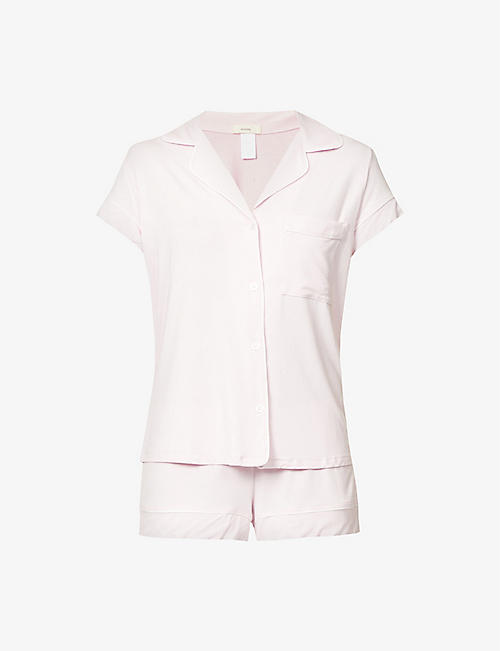 EBERJEY: Gisele short-sleeved stretch-jersey pyjamas