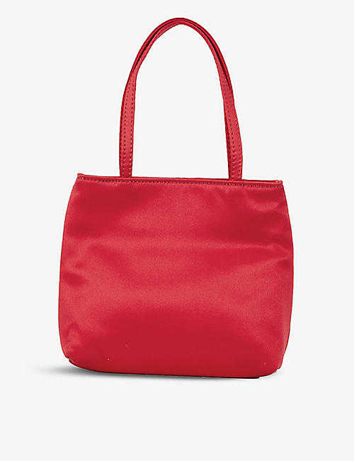 HAI: Little recycled-silk top-handle bag