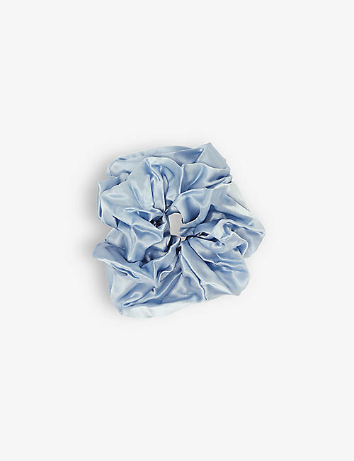 HAI: Oversized silk-satin scrunchie