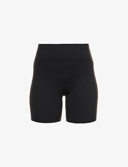 ALL ACCESS: Center Stage fitted high-rise stretch-woven shorts