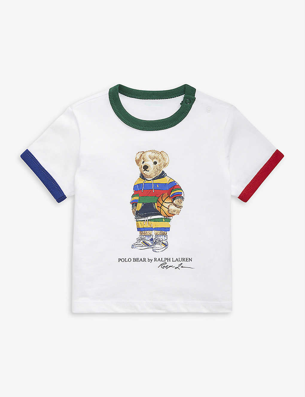Selfridges & Co Clothing T-shirts Polo Shirts Polo Bear cotton-jersey T-shirt 3-24 months 