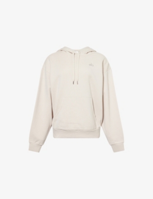 ALO YOGA: Accolade kangaroo-pocket cotton-blend hoody