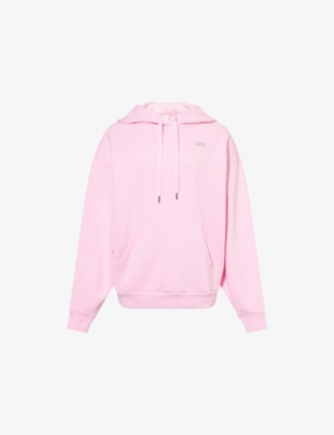 ALO YOGA: Accolade kangaroo-pocket cotton-blend hoody