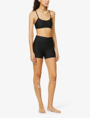 ALO YOGA: Intrigue scoop-neck stretch-woven sports bra