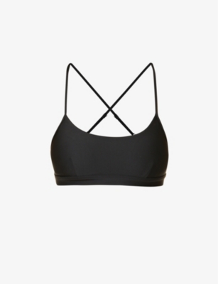 VUORI - Yosemite brand-patch stretch-woven bra