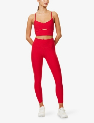 ALO YOGA: Alosoft 7/8 high-rise stretch-woven leggings