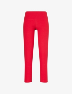 ALO YOGA: Alosoft 7/8 high-rise stretch-woven leggings