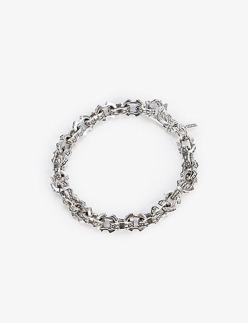 EMANUELE BICOCCHI: Anchor sterling-silver bracelet