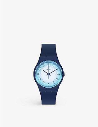 SWATCH: GN279 Sea Shades silicone and plastic quartz watch