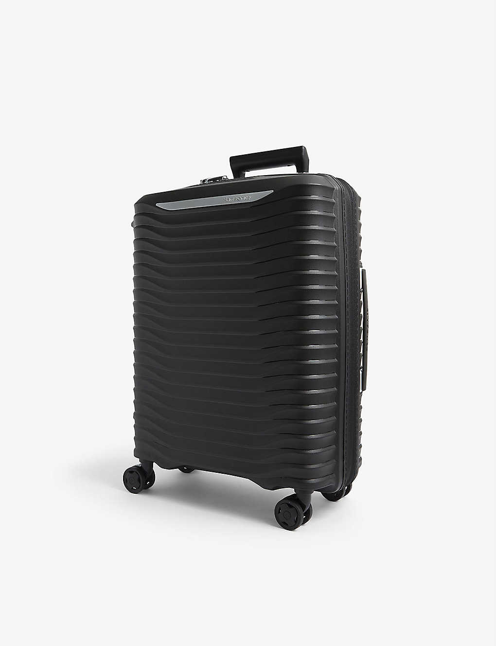 Samsonite Upscape Spinner Four-wheel Shell Suitcase 55cm In Black