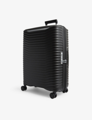 Samsonite Upscape Spinner Expandable Four-wheel Shell Suitcase 68cm In Black