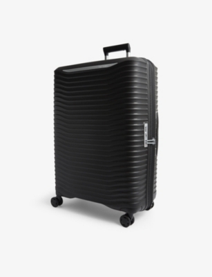 Shop Samsonite Black Upscape Spinner Four-wheel Shell Suitcase