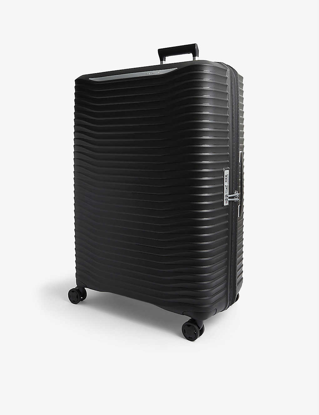 Samsonite Upscape Spinner Four-wheel Shell Suitcase 81cm In Black