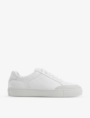 REISS - Ashley low-top leather trainers | Selfridges.com