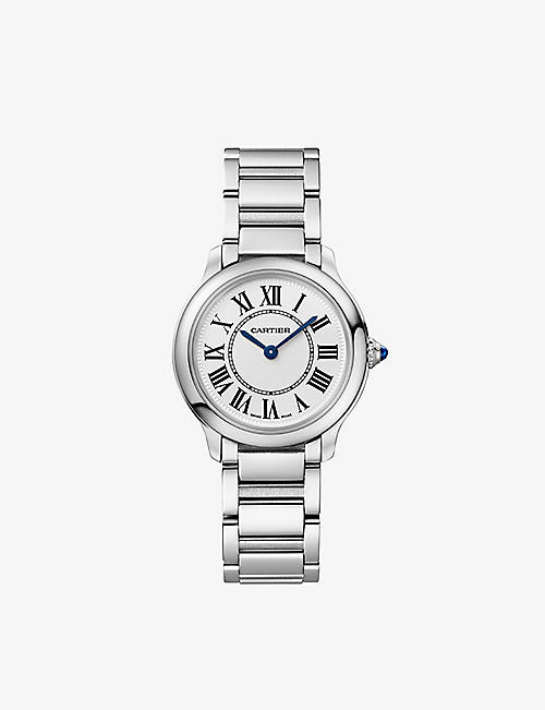 CARTIER: CRWSRN0033 Ronde Must de Cartier stainless-steel quartz watch