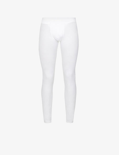 ZIMMERLI: Branded-waistband fitted stretch-woven long johns