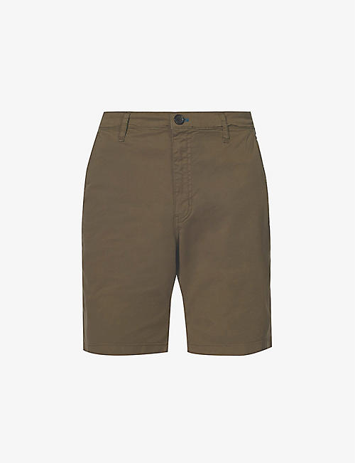 PS BY PAUL SMITH: Tailored mid-rise stretch-cotton shorts