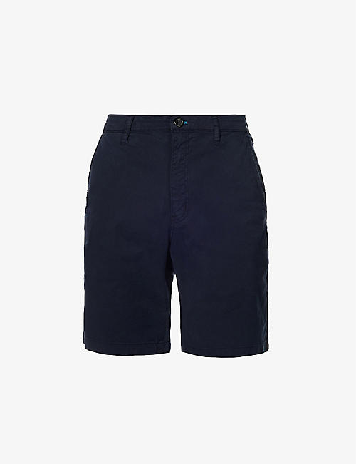PS BY PAUL SMITH: Regular-fit tailored stretch-cotton shorts