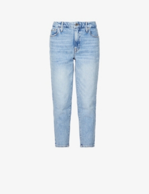 stretchy straight leg jeans