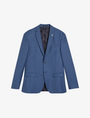 TED BAKER: Camdejs single-breasted slim-fit wool suit jacket