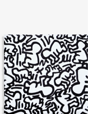 ETTA LOVES: Etta Loves X Keith Haring organic-cotton muslin baby comforter 25cm x 35cm