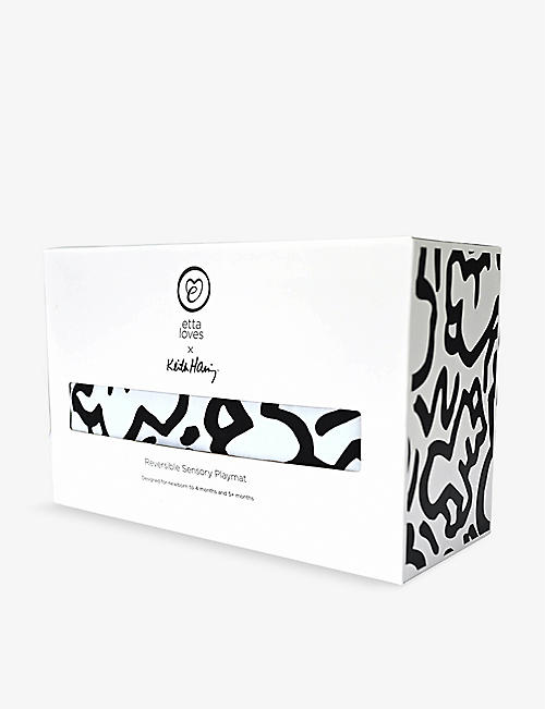 ETTA LOVES: Etta Loves X Keith Haring organic-cotton playmat 1m