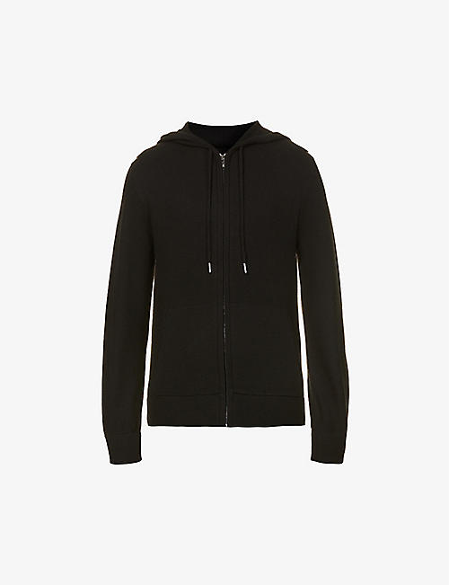 RALPH LAUREN PURPLE LABEL: Spa long-sleeved regular-fit wool and cashmere-blend hooded jacket