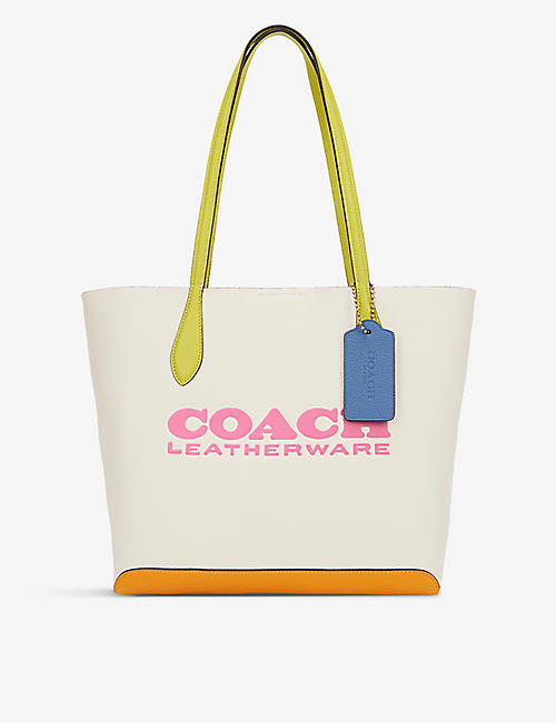 COACH: Kia leather tote bag