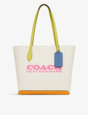 Coach Cream Leather Pouch White purse Outstanding White