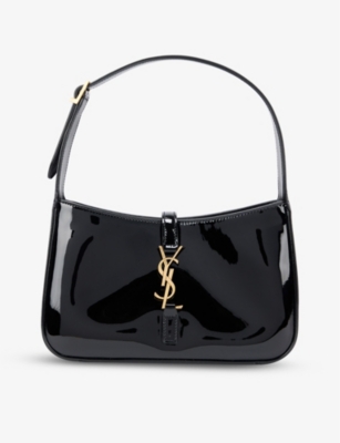 SAINT LAURENT Le 5 7 patent leather shoulder bag Selfridges