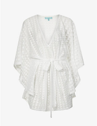 MELISSA ODABASH: Petra patterned woven cover-up