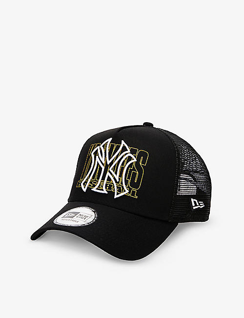 NEW ERA: New York Yankees woven trucker cap