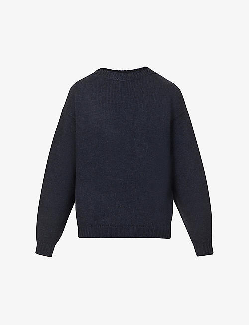 FEAR OF GOD: Brand-plaque relaxed-fit wool jumper