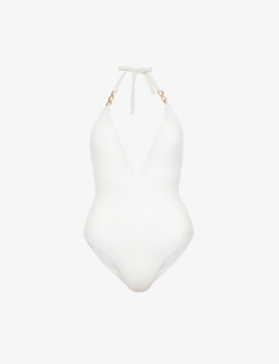 Naples White Mazy Swimsuit