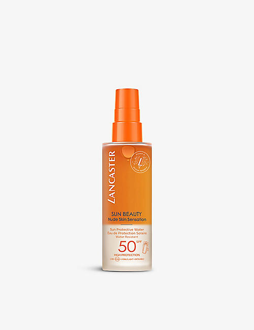 LANCASTER: Sun Beauty Nude Skin Sensation SPF50 sun-protective water 150ml