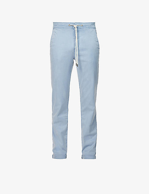 PAIGE: Fraser tapered mid-rise stretch-woven trousers