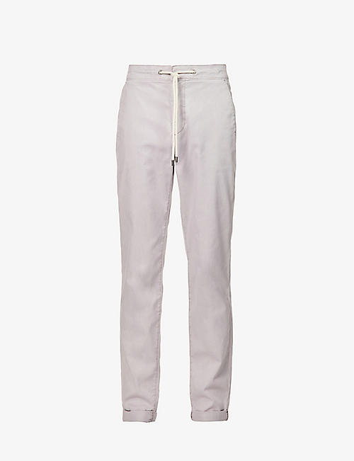 PAIGE: Fraser tapered mid-rise stretch-woven trousers