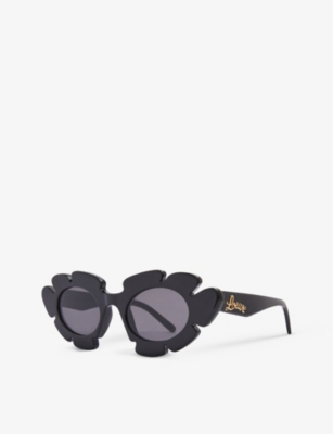 Loewe Paula's Ibiza Cat-eye Sunglasses In Black