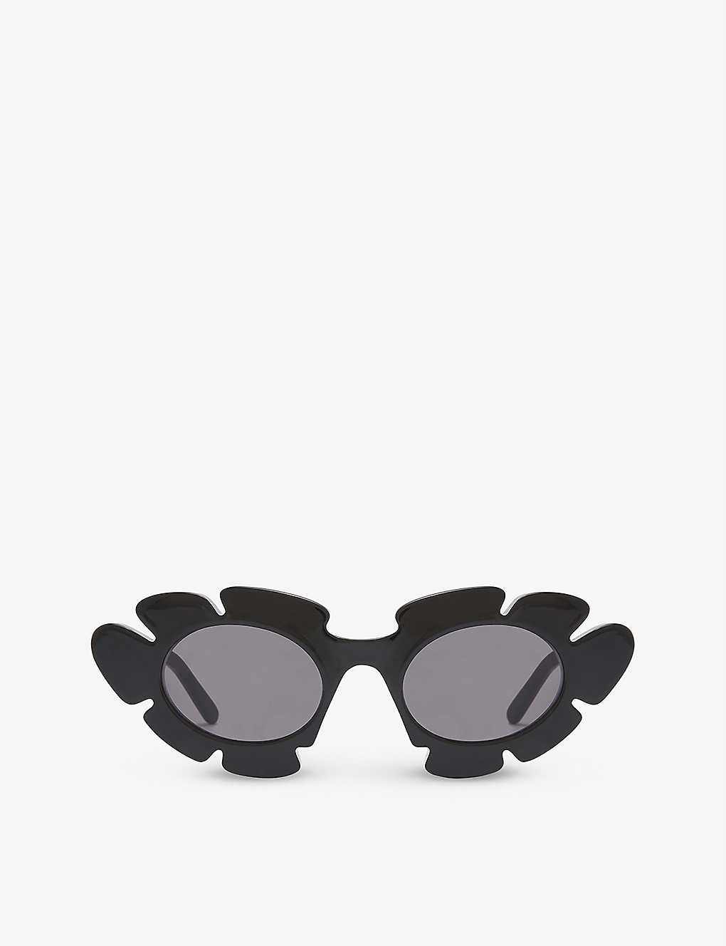 Loewe Women's Black X Paula's Ibiza G000270x03 Flower-shaped Acetate Sunglasses