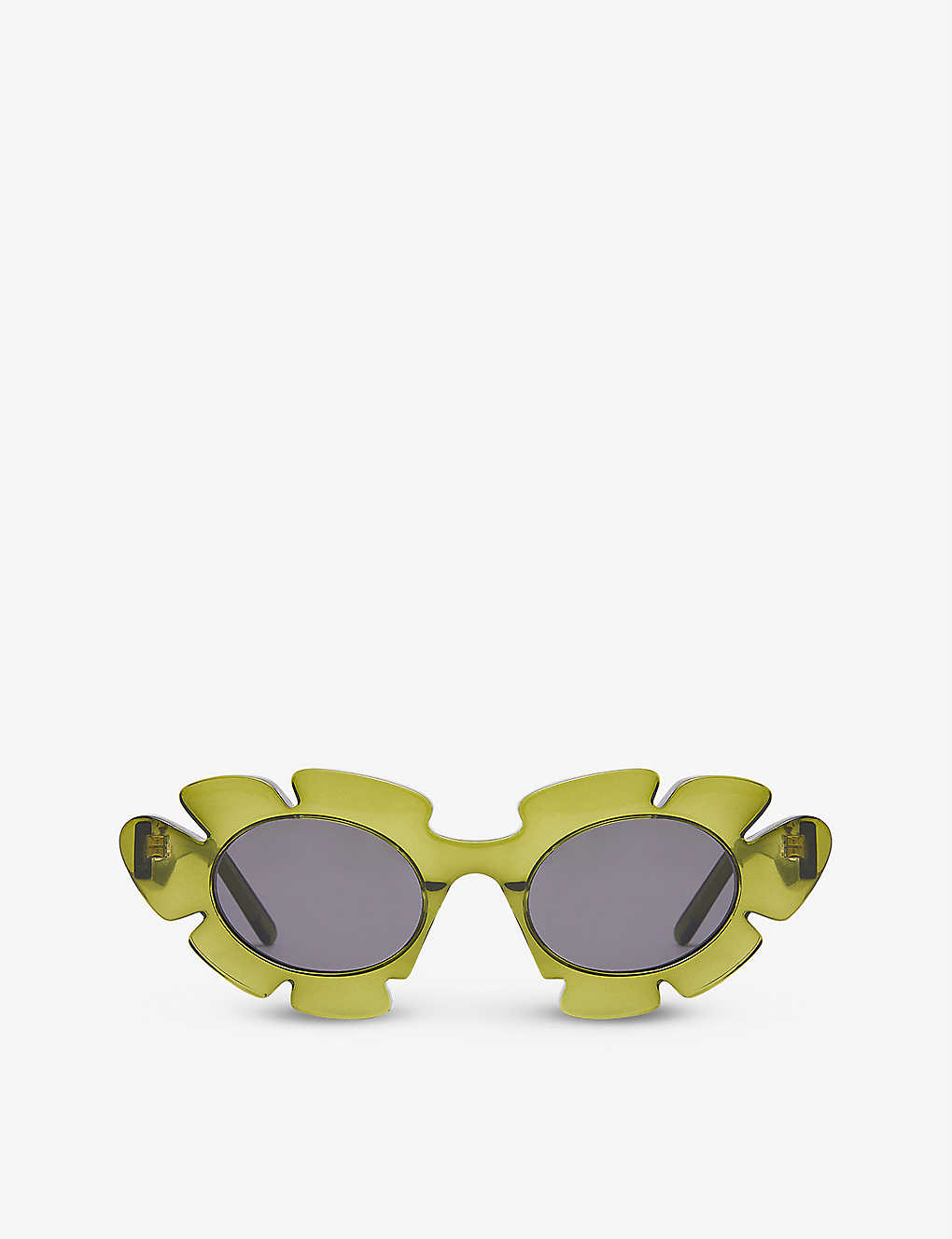Loewe Women's Cactus Green X Paula's Ibiza G000270x03 Flower-shaped Acetate Sunglasses