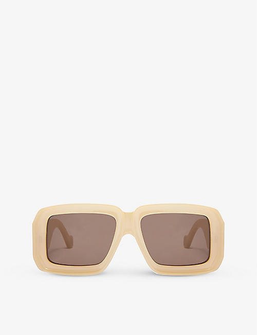 LOEWE: G616446X01 Loewe Paula's Ibiza Dive In mask-frame acetate sunglasses