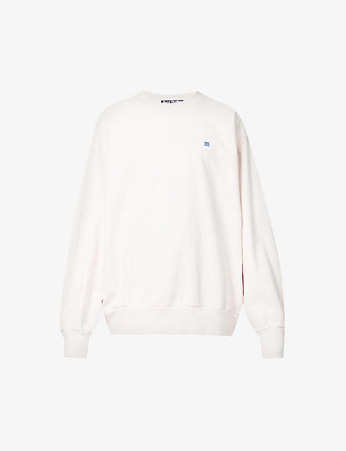 ACNE STUDIOS: Fiah logo-appliquéd cotton-jersey sweatshirt