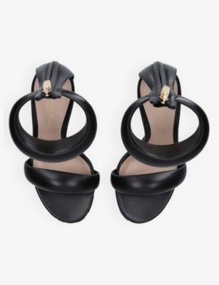 GIANVITO ROSSI Bijoux padded-strap leather heeled sandals