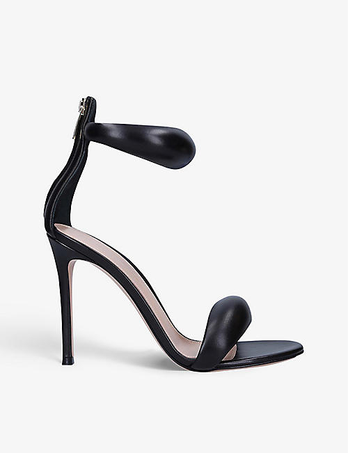 GIANVITO ROSSI: Bijoux padded-strap leather heeled sandals
