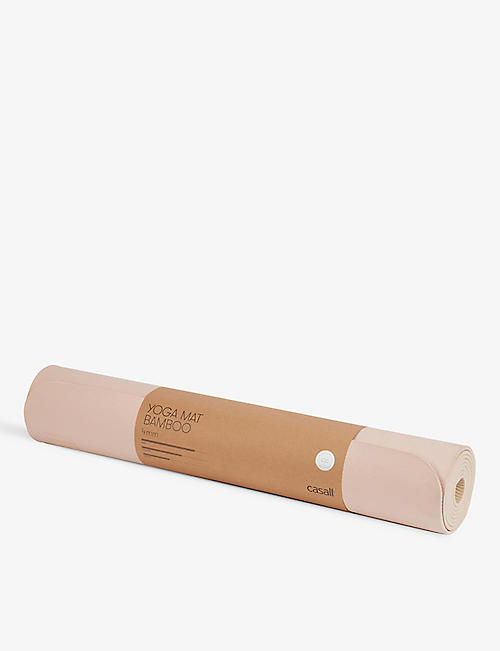 CASALL: Branded rubber and bamboo yoga mat